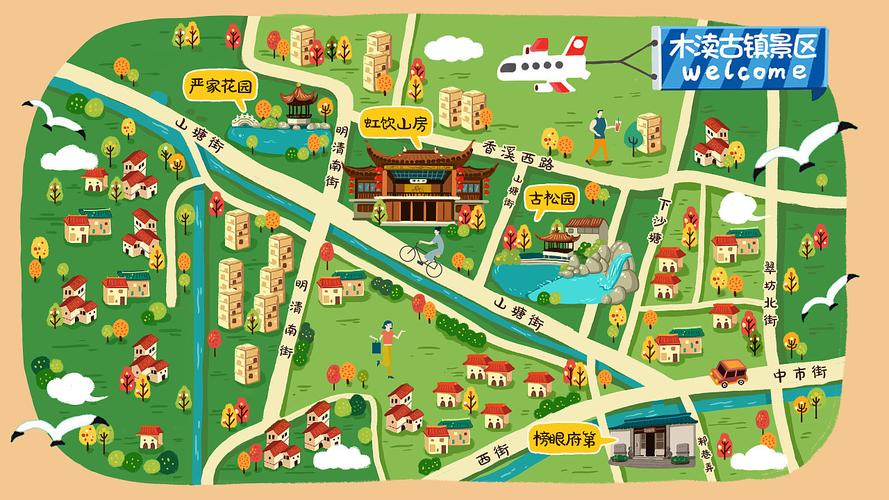 广西手绘地图：一机在手，智慧景区游览无忧