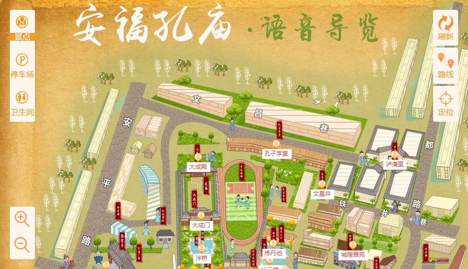广西手绘地图：智慧景区智能化服务的延伸